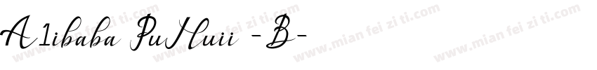 A1ibaba PuHuii - B字体转换